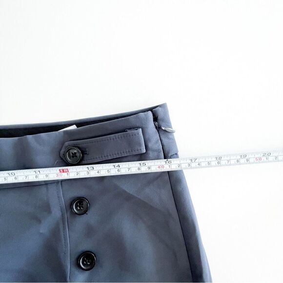 Banana Republic Factory Military Pants Pacific Navy Women's 6 Button Front NWT - Picture 7 of 12